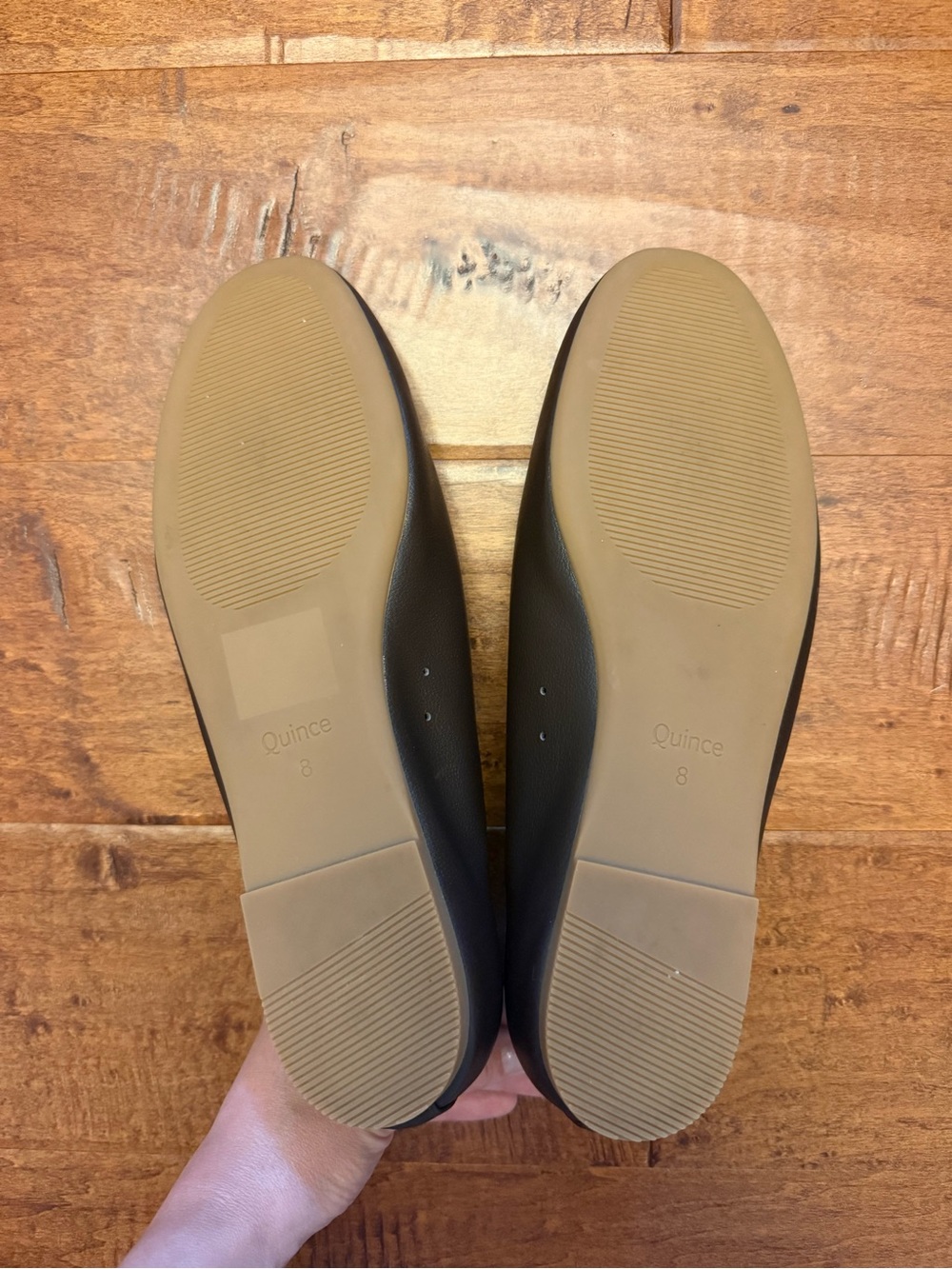 Quince Italian Leather Glove Ballet Flat in Dark Brown - Picture 10 of 10